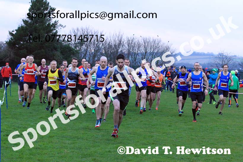 Masters mens 2022 Birtley Cross Country Relays. Photo: David T. Hewitson/Sports for All Pics